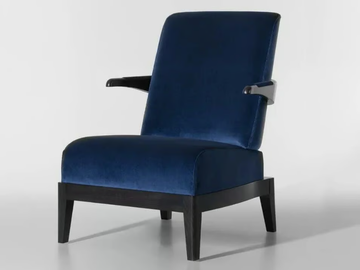 SAFFRON - Fabric armchair with armrests by Lorenzo Tondelli - view 2